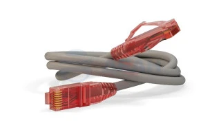 Патч-корд PC-LPM-UTP-RJ45-RJ45-C5e-5M-LSZH-GY (Hyperline)