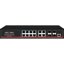 Коммутатор управляемый с PoE PND-M8GP-4G4F(150) (Polyvision)
